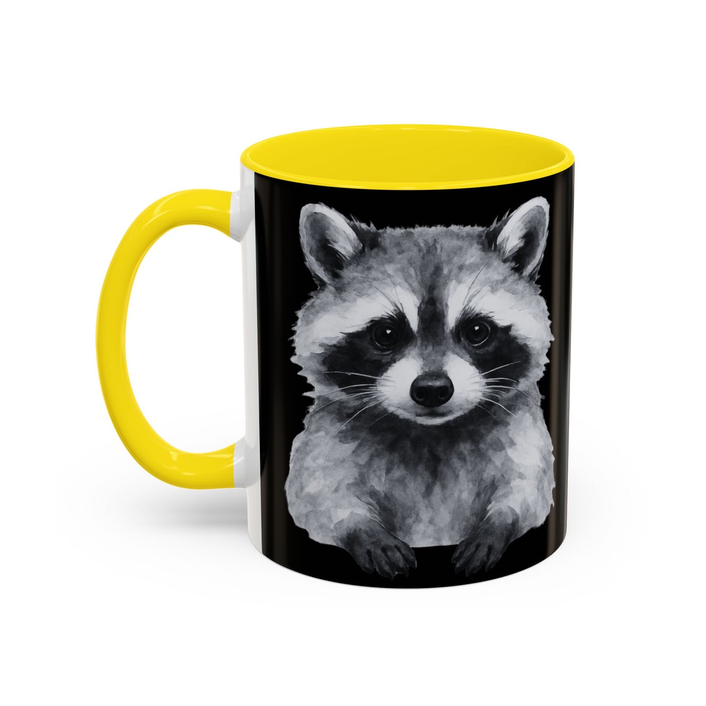 Watercolor Raccoon Mug | Accent Coffee Mug 11oz 15oz