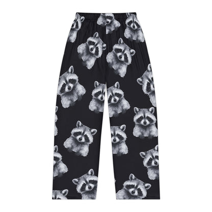 Raccoon Print Pajama Pants