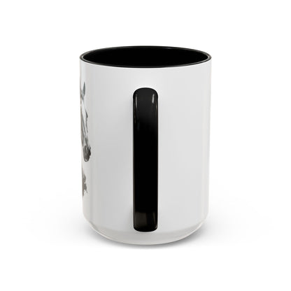 Black Horse Coffee Mug Western Cowboy Horse Art Cup