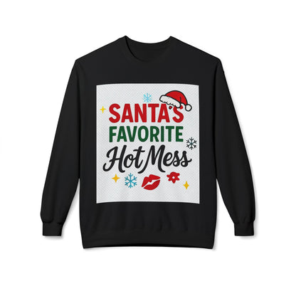 Santas Favorite Hot Mess Christmas Sweatshirt