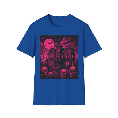 Gothic Spooky Halloween Skull Horror Tee T shirt