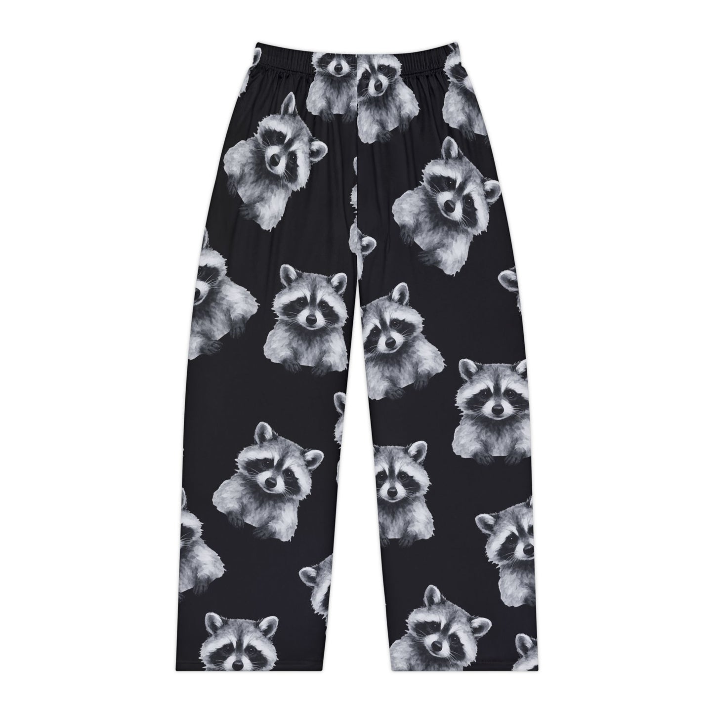 Raccoon Print Pajama Pants