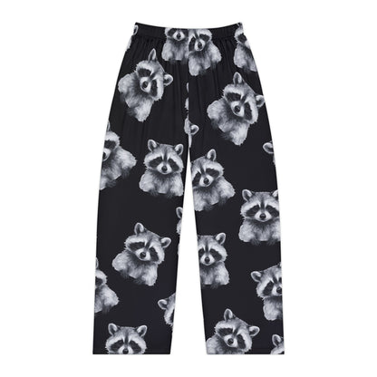 Raccoon Print Pajama Pants