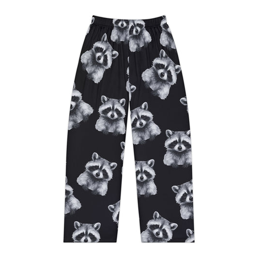 Raccoon Print Pajama Pants