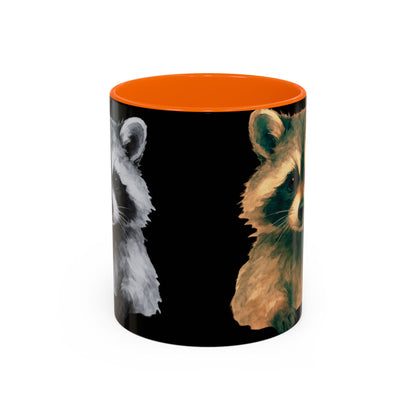 Watercolor Raccoon Mug | Accent Coffee Mug 11oz 15oz