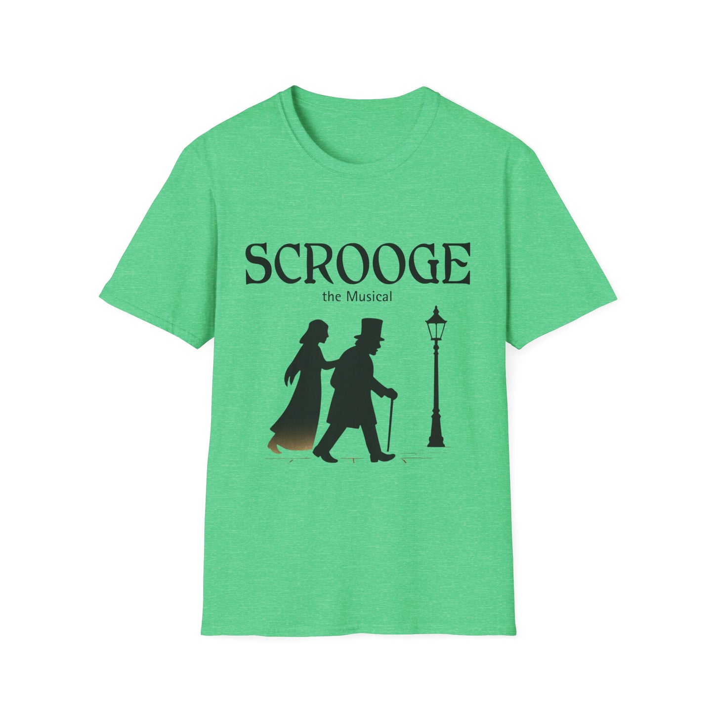 Scrooge the Musical Shirt Victorian Christmas Carol Theater Gift Tee Unisex Soft style T Shirt Personalize