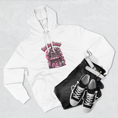 Haunted House Hoodie , Gothic Skull Graphic Halloween Sweatshirt