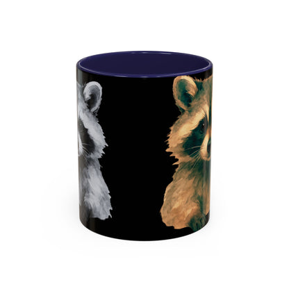 Watercolor Raccoon Mug | Accent Coffee Mug 11oz 15oz