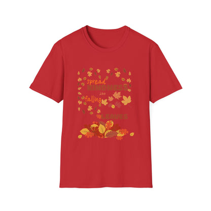 Spread Kindness Like Falling Leaves Autumn Shirt