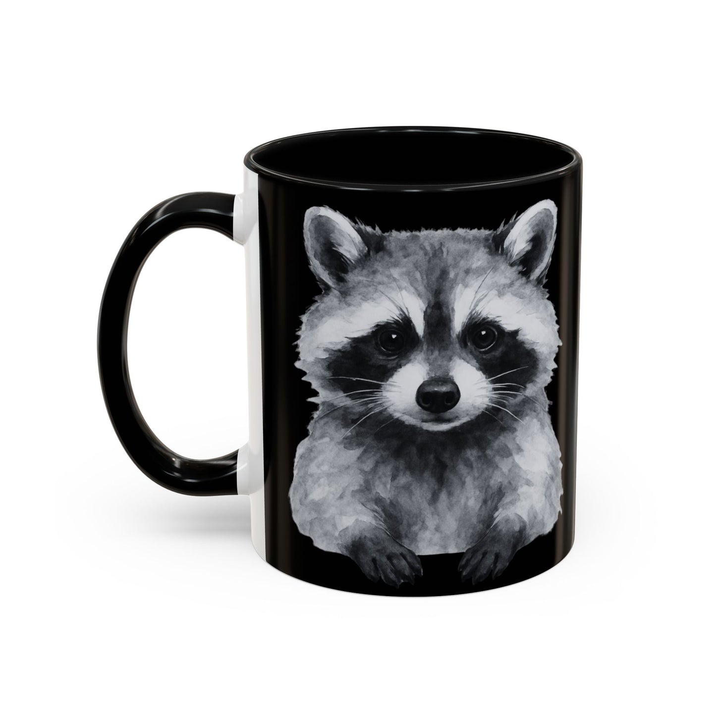 Watercolor Raccoon Mug | Accent Coffee Mug 11oz 15oz