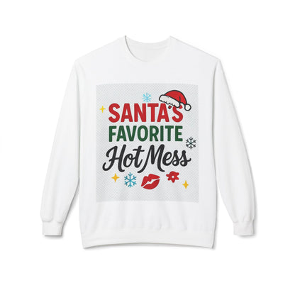 Santas Favorite Hot Mess Christmas Sweatshirt