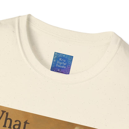 What The Puff? Chihuahua Illustration T-Shirt (Flour Cloud)| Vintage Style Pet Art