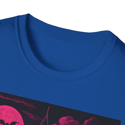 Gothic Spooky Halloween Skull Horror Tee T shirt