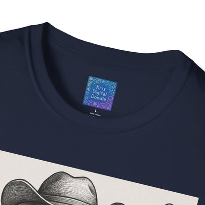 Cowboy Dog T-Shirt, Funny Western Desert Graphic Tee
