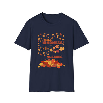 Spread Kindness Like Falling Leaves Autumn Shirt
