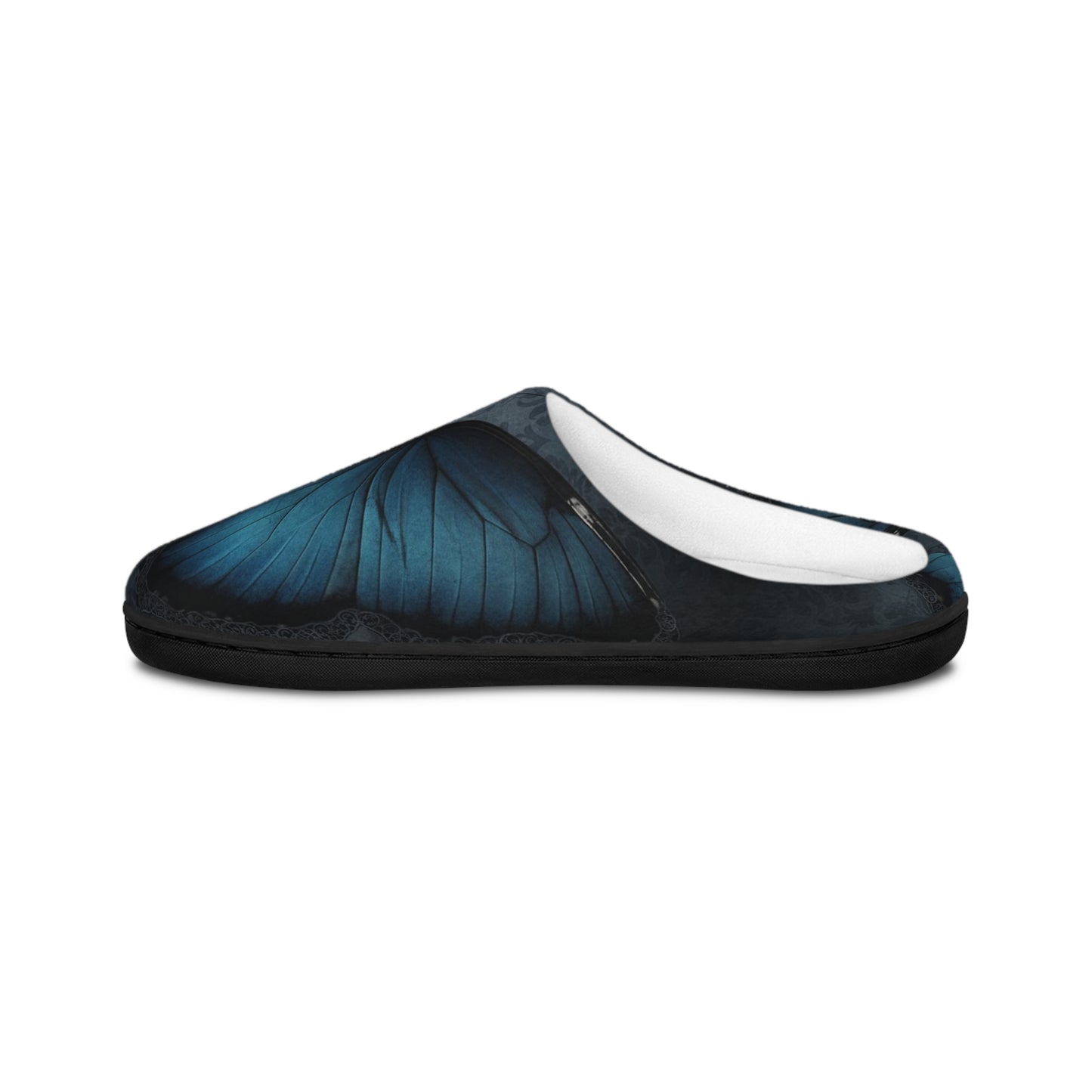 Butterfly Slippers (Gothic Blue Morpho)