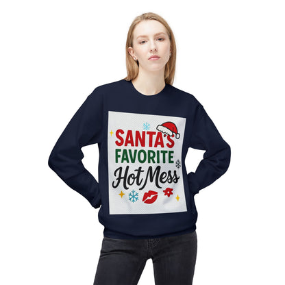 Santas Favorite Hot Mess Christmas Sweatshirt
