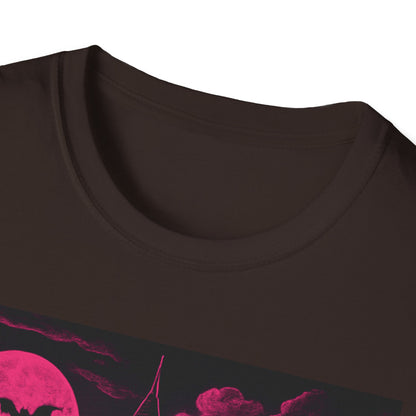 Gothic Spooky Halloween Skull Horror Tee T shirt