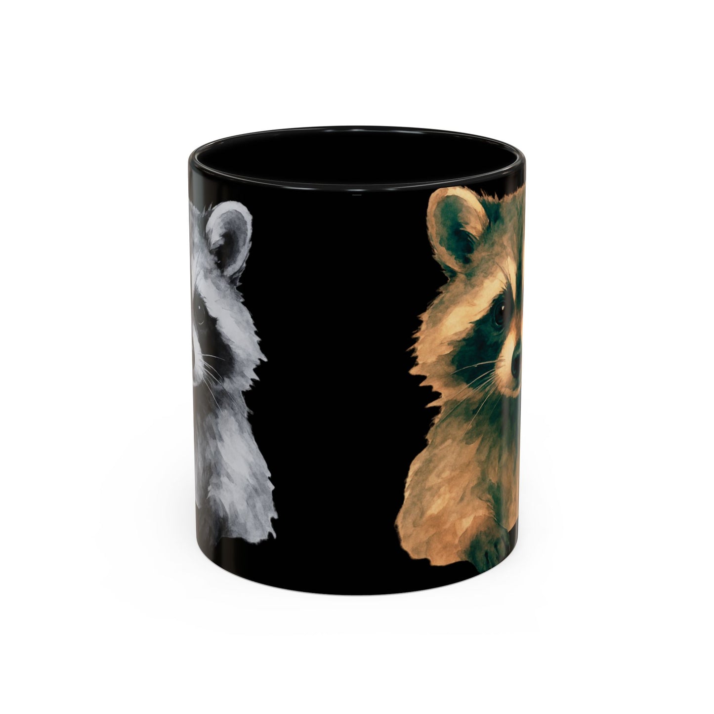 Watercolor Raccoon Mug | Accent Coffee Mug 11oz 15oz