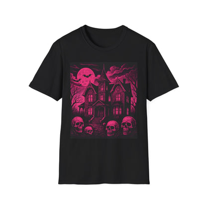 Gothic Spooky Halloween Skull Horror Tee T shirt