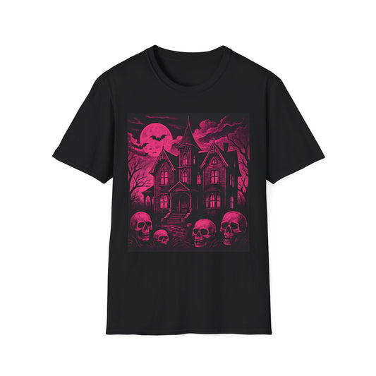 Gothic Spooky Halloween Skull Horror Tee T shirt