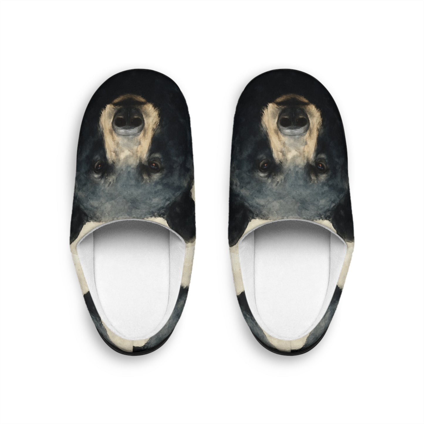 Bear Face Indoor Slippers | Animal Portrait, Cozy Home Footwear