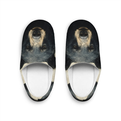 Bear Face Indoor Slippers | Animal Portrait, Cozy Home Footwear