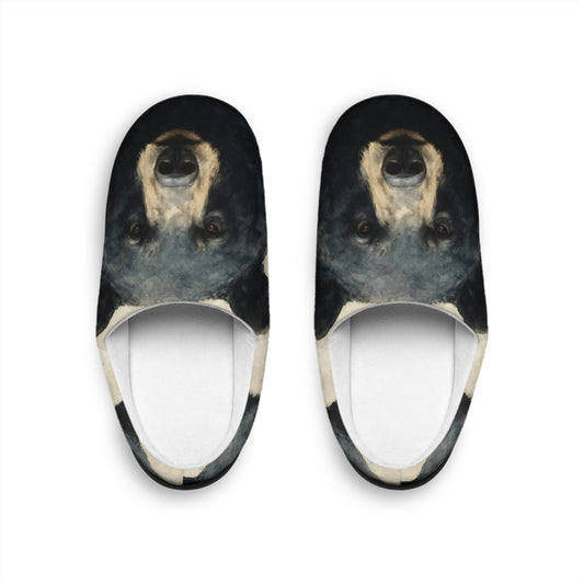Bear Face Indoor Slippers | Animal Portrait, Cozy Home Footwear