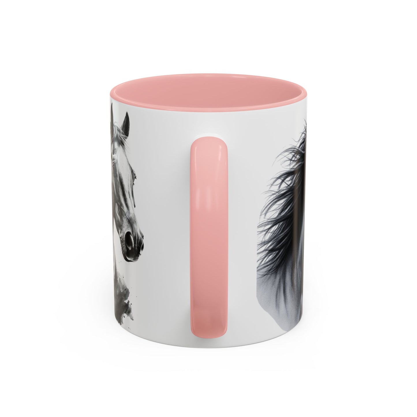 Black Horse Coffee Mug Western Cowboy Horse Art Cup