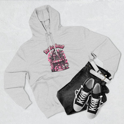 Haunted House Hoodie , Gothic Skull Graphic Halloween Sweatshirt