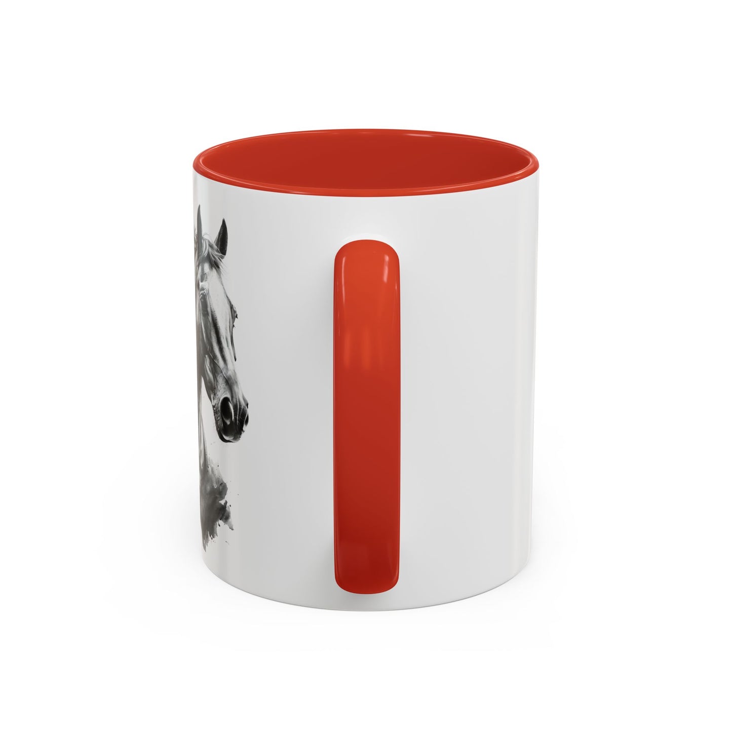Black Horse Coffee Mug Western Cowboy Horse Art Cup