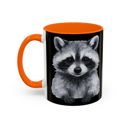 Watercolor Raccoon Mug | Accent Coffee Mug 11oz 15oz