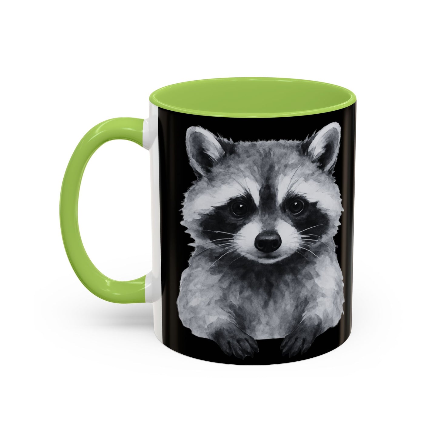 Watercolor Raccoon Mug | Accent Coffee Mug 11oz 15oz