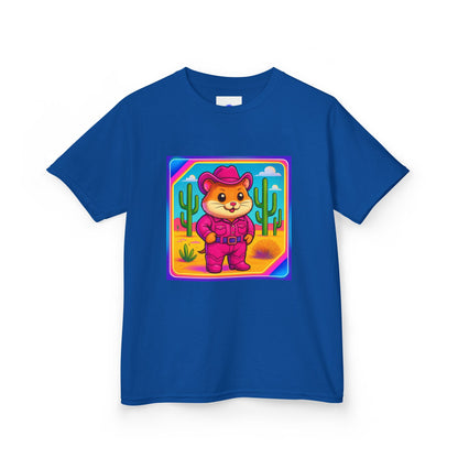 Whimsical Cowboy Hamster T-Shirt, Cute Western Desert Animal Tee, boys girls, unisex, cowgirl