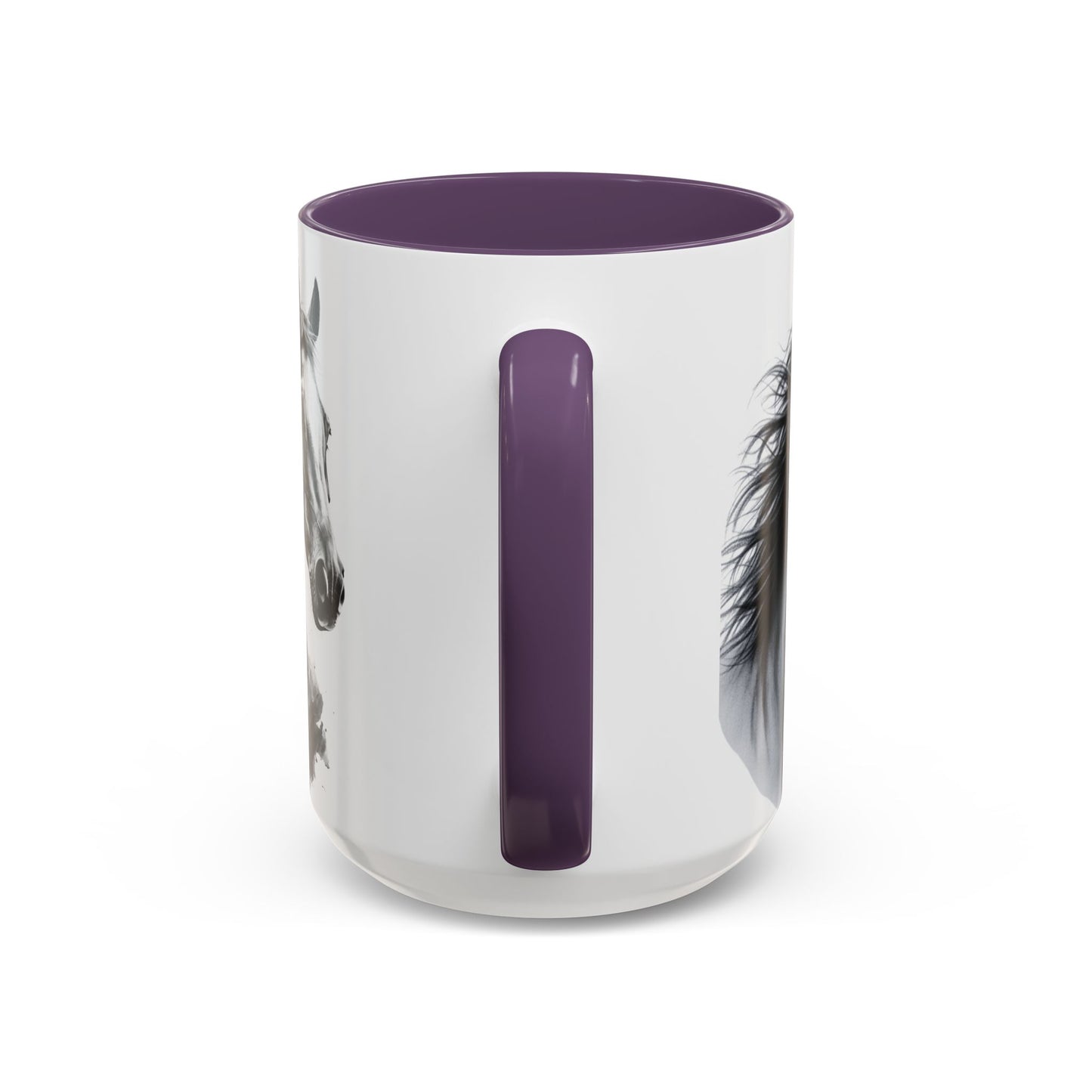 Black Horse Coffee Mug Western Cowboy Horse Art Cup