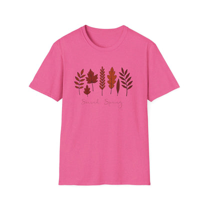 Second Spring Fall Shirt  Autumn Leaves TShirt  Neutral Cozy Thanksgiving Tee  Fall Graphic Tee for Women Unisex  TShirt