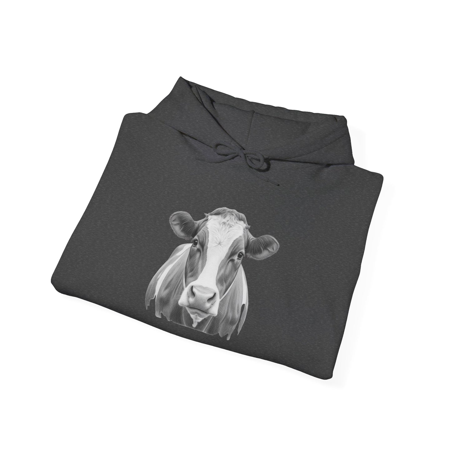 Black and White Cow Hoodie Sweatshirt
