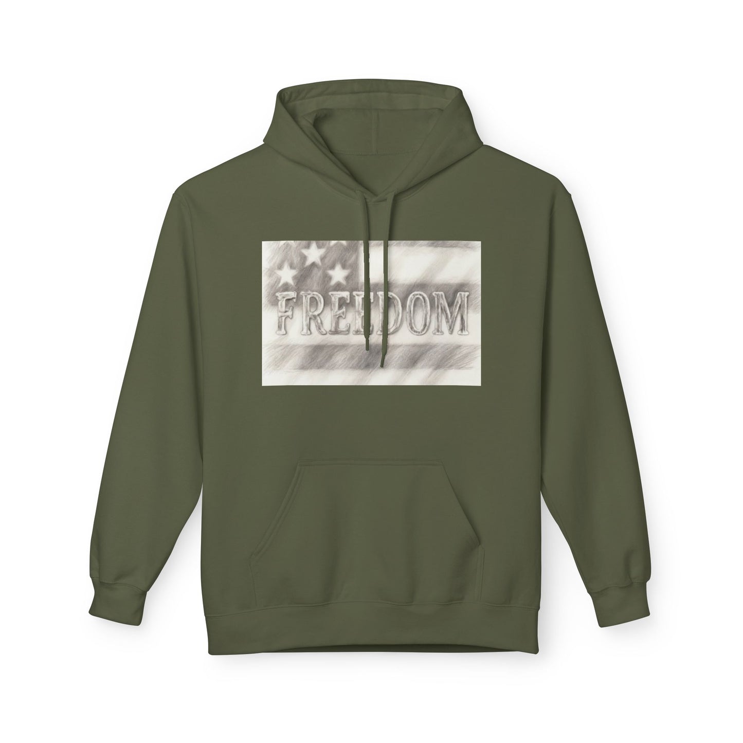 Freedom Flag Hoodie Patriotic American Graphic Sweatshirt