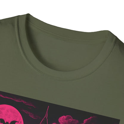 Gothic Spooky Halloween Skull Horror Tee T shirt