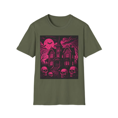 Gothic Spooky Halloween Skull Horror Tee T shirt