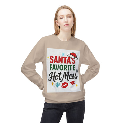 Santas Favorite Hot Mess Christmas Sweatshirt