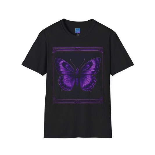 Purple Butterfly Shirt | Aesthetic Graphic Tee for Women & Men