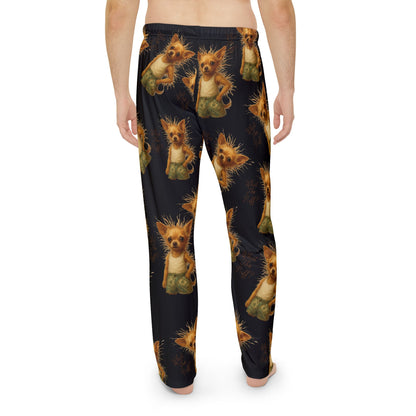 What The Puff Chihuahua Pajama Pants (Static Hair)