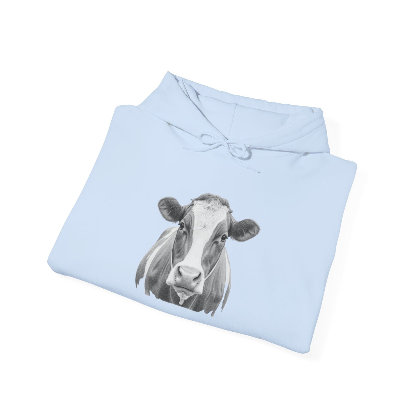 Black and White Cow Hoodie Sweatshirt