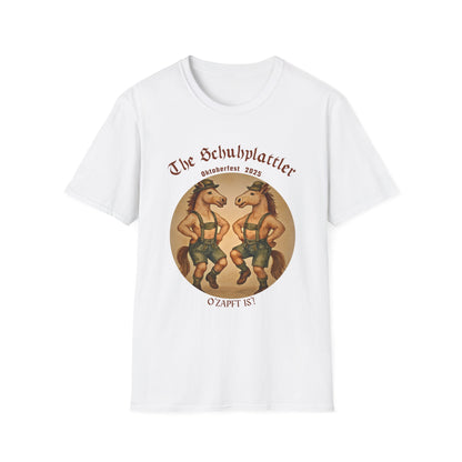 Oktoberfest Horse Dancer T Shirt Funny Bavarian Schuhplattler Tee Unisex Soft style T Shirt