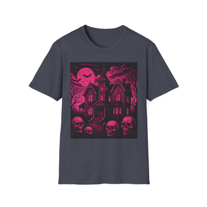 Gothic Spooky Halloween Skull Horror Tee T shirt