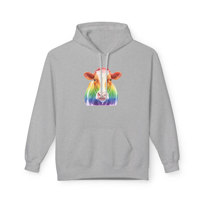 Colorful Rainbow Cow Hoodie Sweatshirt