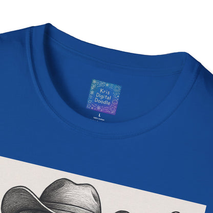 Cowboy Dog T-Shirt, Funny Western Desert Graphic Tee