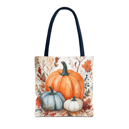 Pumpkin Harvest Tote Bag, Fall Farmhouse Autumn Market Bag