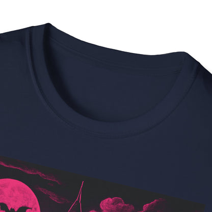 Gothic Spooky Halloween Skull Horror Tee T shirt